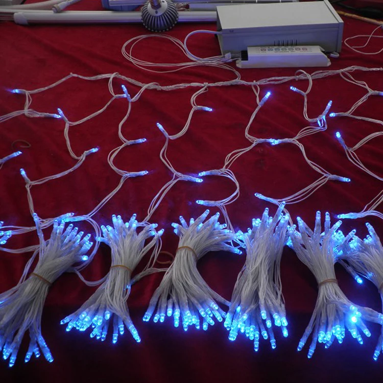 Zhongshan Factory Christmas Wedding And Holiday Decoration Luminous LED String Curtain Lights