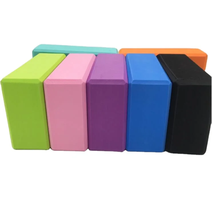 Factory price black eva yoga blocks with design