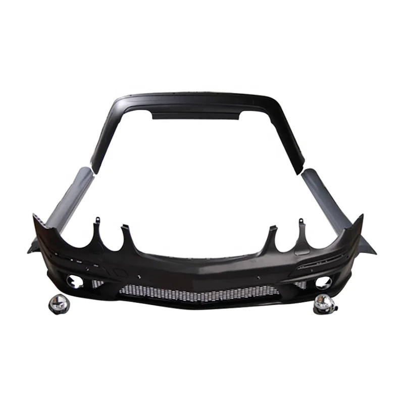 Front bumper Rear bumper Side skirts For Mercedes Benz E Class W211 2006-2009 Upgrade E63 AMG Style Car Bumpers