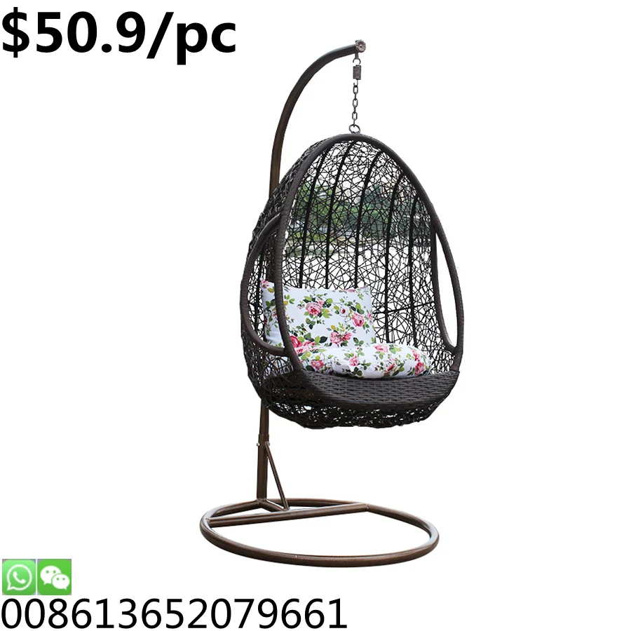 cheap price wicker rattan patio garden party event swing chair