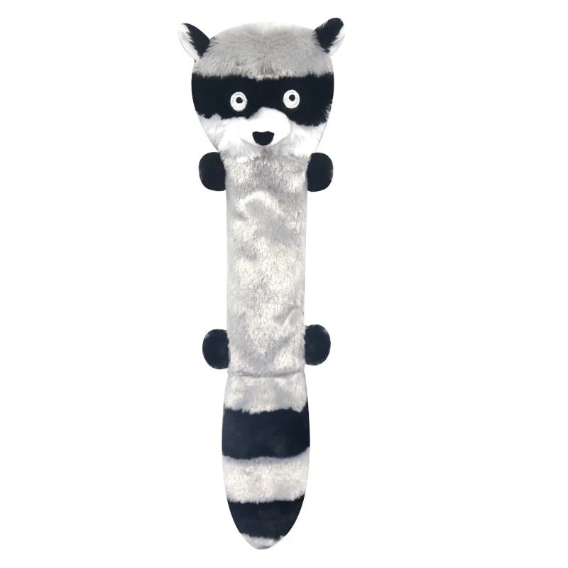 Funny Simulated Animal No Stuffing Dog Chew Toy with Squeakers Durable Stuffingless Plush Crinkle Zippypaws Pet Dog Squeak Toy