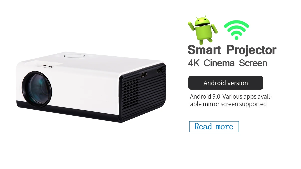 IHOMELIFE T10 мини HD проектор Портативный 2200 люмен двойной Wifi встроенный динамик 4k