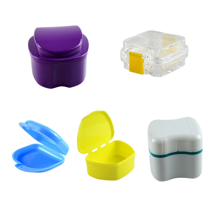 Clear dental teeth crown bur box for dental