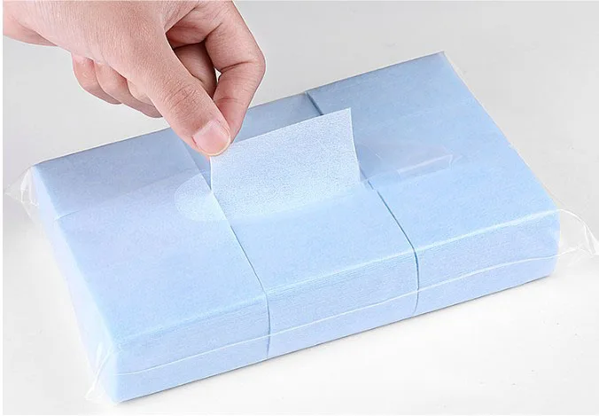 Manicure Napkins Soak Off Gel Nail Cotton  Towel Soft And Not Drop Wool Nail Art Polish Remover Pads