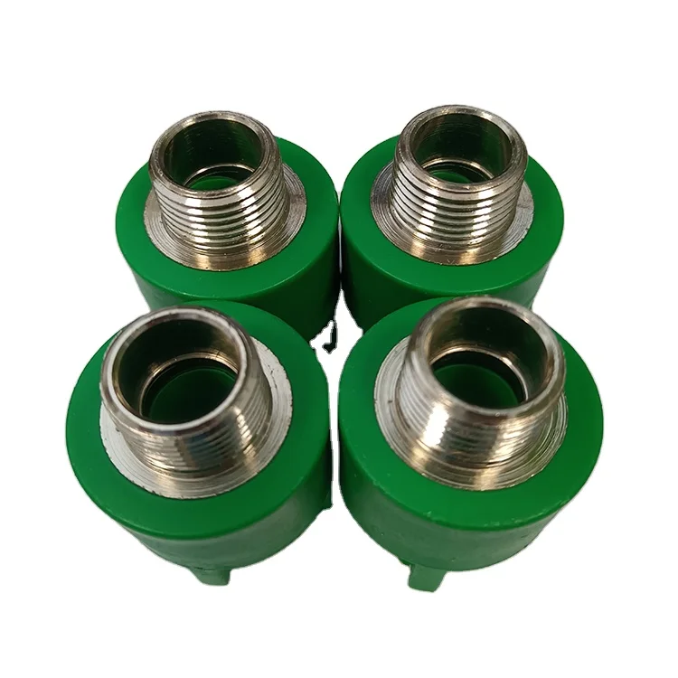 PP-R plumbing male socket fittings parts adapter coupler elbow for water supply