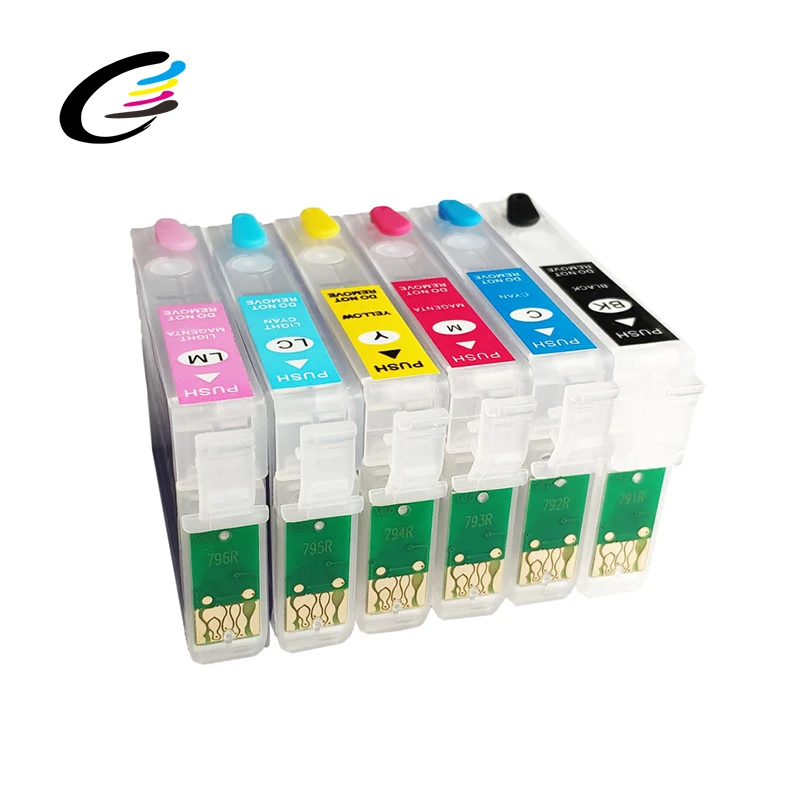  FCOLOR T0791-T0796 пустой картридж с чернилами для EPSON STYLUS PHOTO 1400