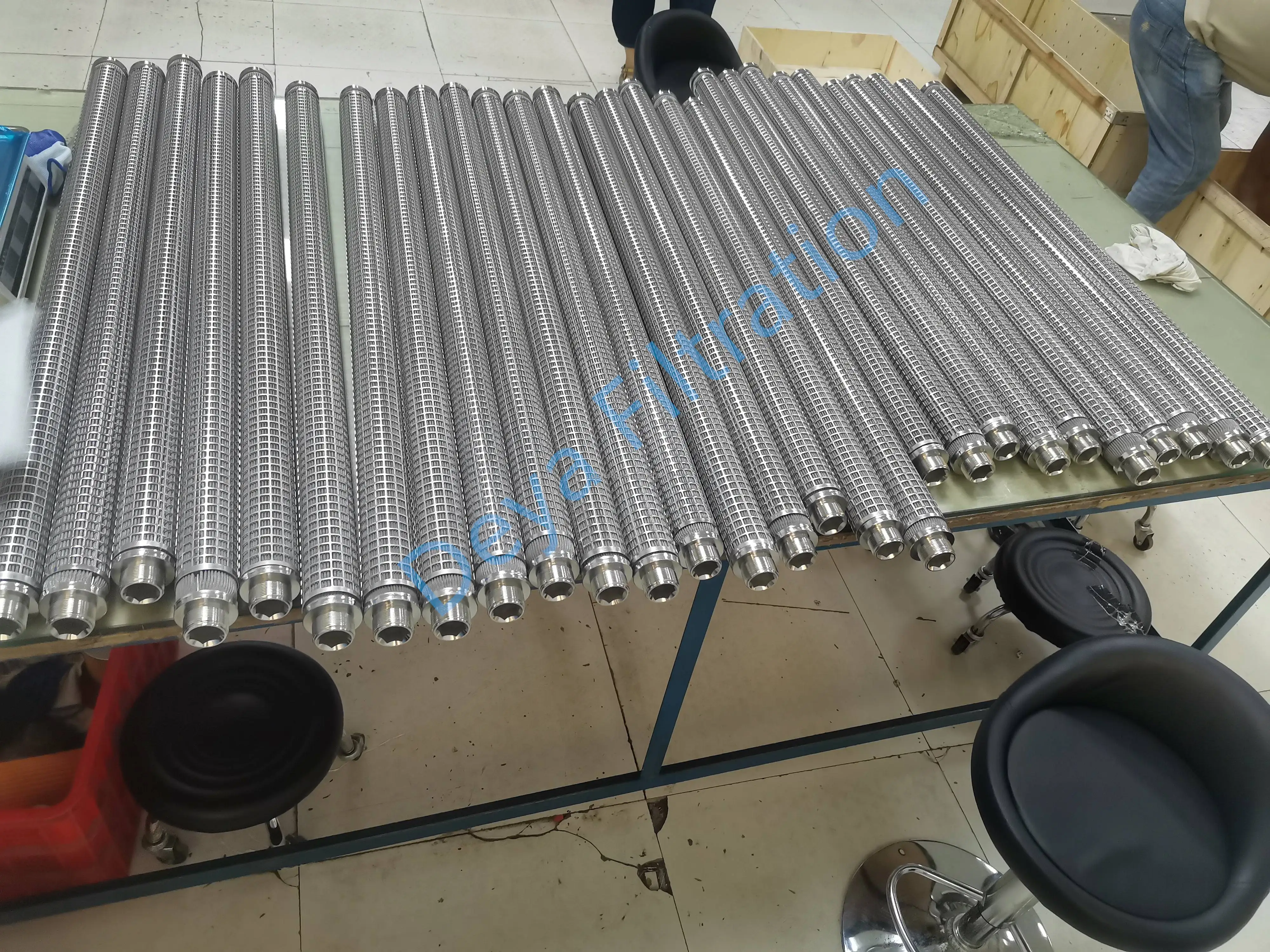 Polymer Melt Candle Filter non-woven cpf candle filter for PET polyester flakes production filtration