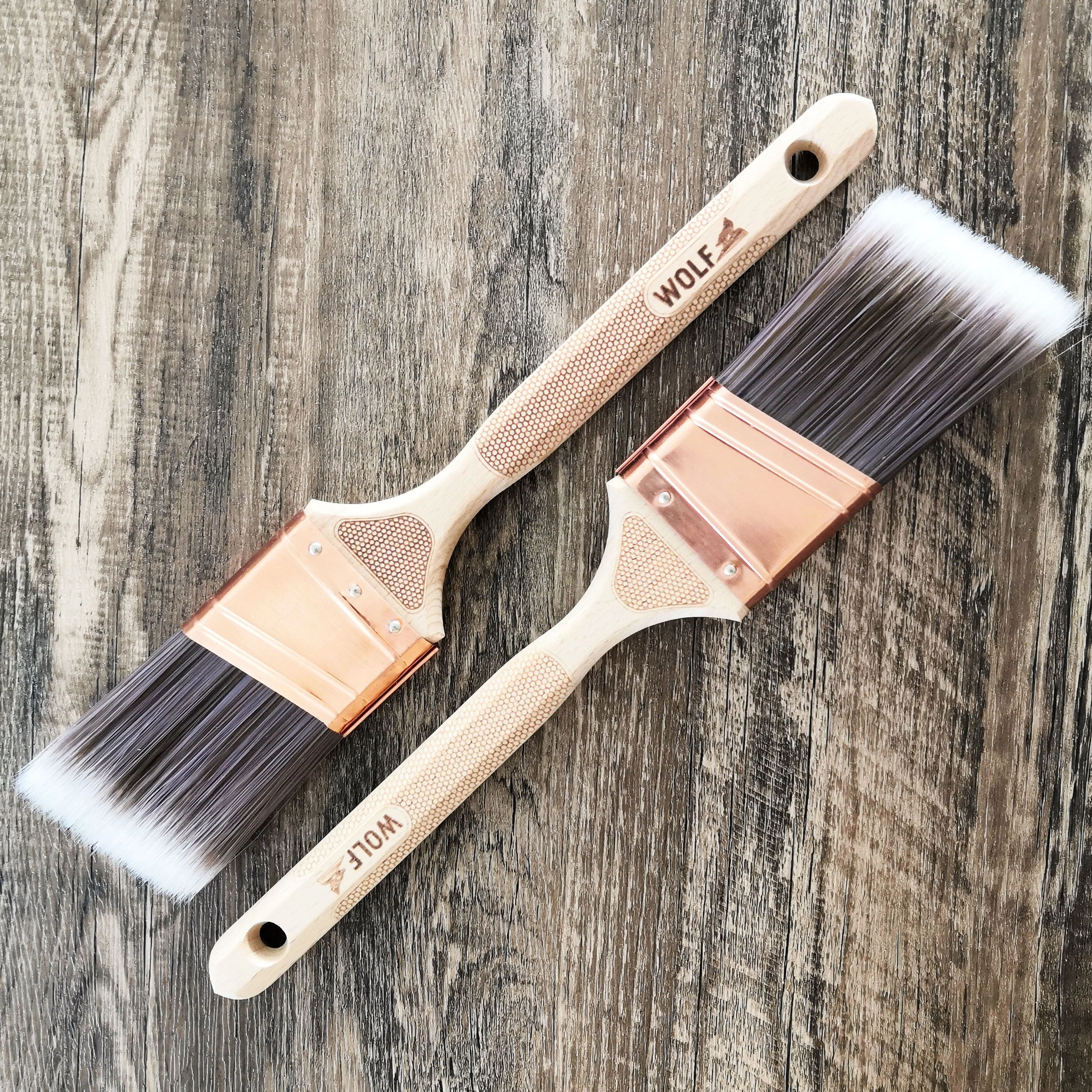 Wood Handle Trim and Walls Polyester 2 inch Angle Sash Brush Purdy Style painting brushes