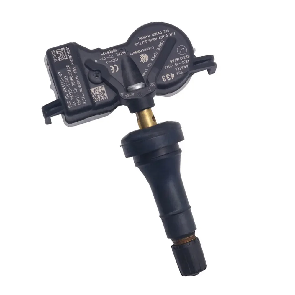 Tire pressure sensor TPMS 68313387AB 433Hz suitable for Jeep Chrysler