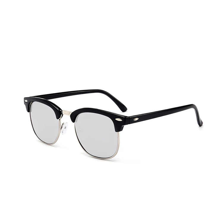 Fashion Classic Halfrim Rivet Sunglasses Men Women Brand Design Oculos de sol Sun Glasses Gafas