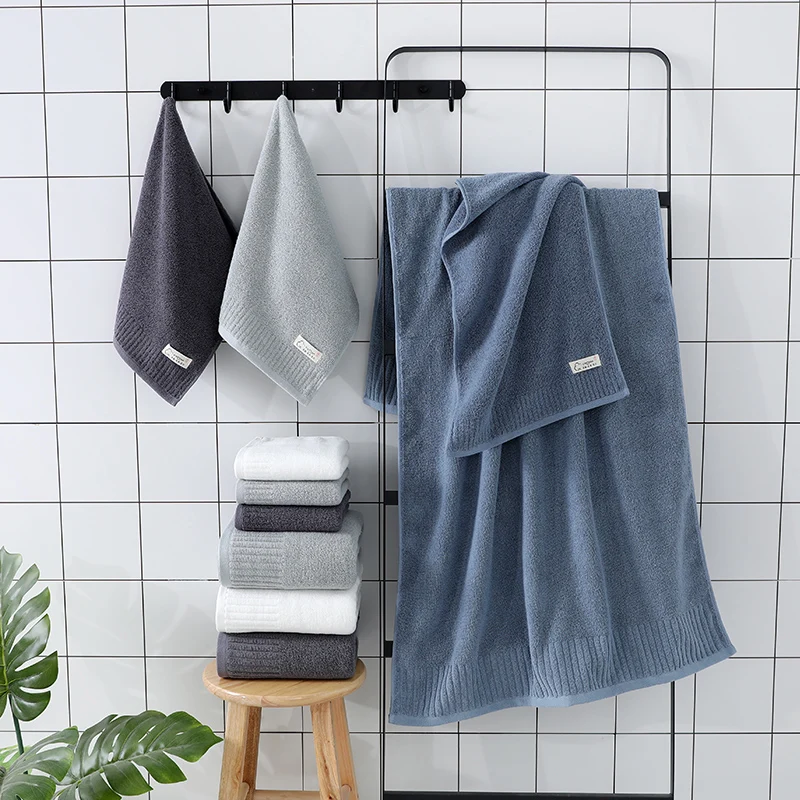 HOT luxury 5 Star Hotel 100% Cotton Spa Face Hand Bath Towel Sets custom logo microfiber towel beach towel set