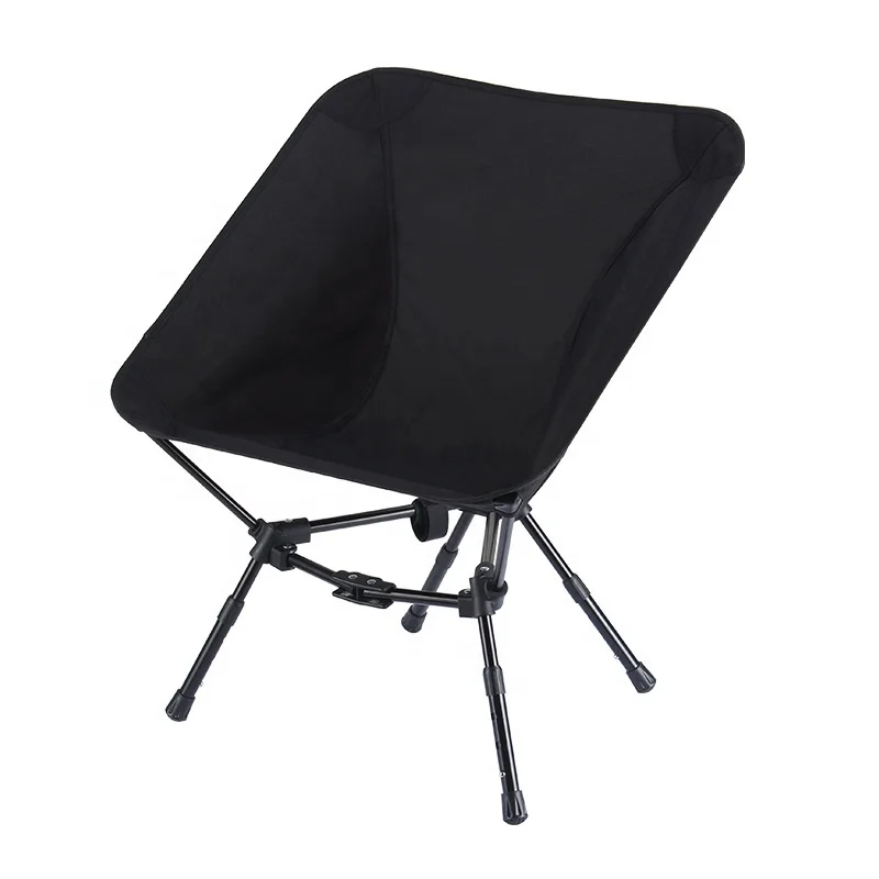 Outdoor durable Customized Triangle Folding Portable Ultra-light Space chair Aviation Aluminum Alloy Moon Beach camping Chair