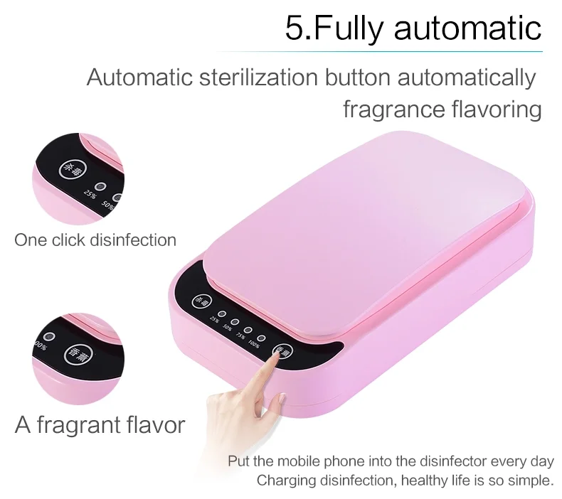 
Mobile phone Sanitizer face mask UV Light Sterilizer Jewelry Disinfector 2020 hot selling product 