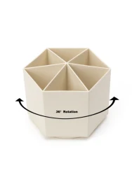 Pencil Stand Desk Fancy Storage Container Desk Mesh Organizer Table Spinning Pen Holder Custom Plastic Multifunction Wholesale