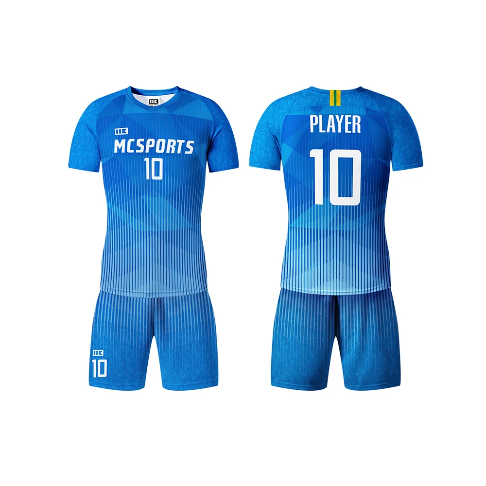 China Supplier ODM Service Professional Custom Men Soccer Suit For Soccer Game Wear