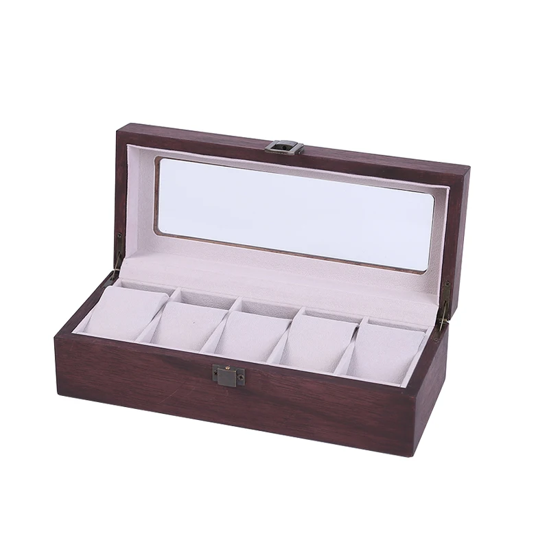 square box watches case luxury  matte lacquer wood box watch wholesale customize design digital watch iphone with boxes