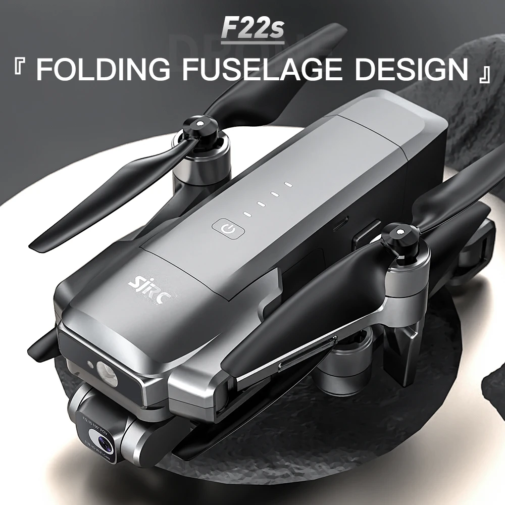 SJRC F22S 4K PRO F22 4K PRO Drone 2 -Axis Gimbal GPS 4K Dual Camera Distance 3.5KM 11.1V 3500mAh Quadcopter 2x Battery Version