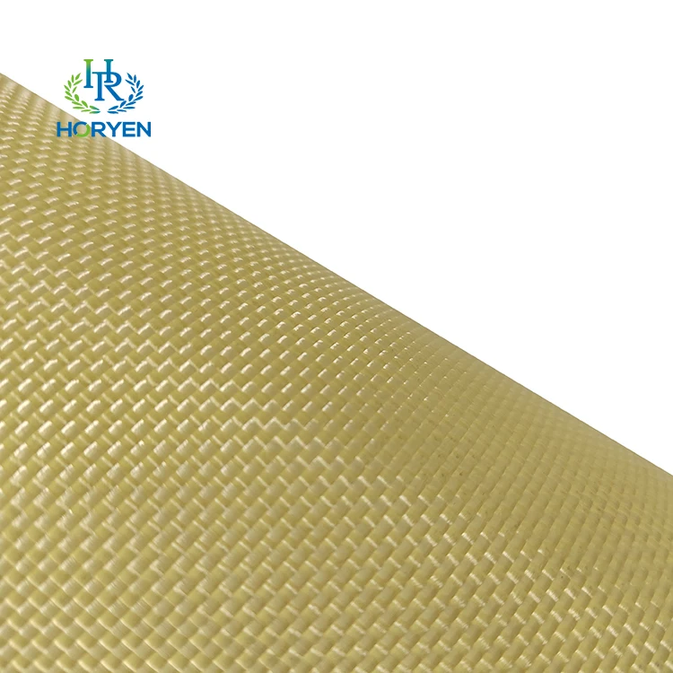 Ballistic weaving aramid fabric 460gsm coated aramid prepreg fabric