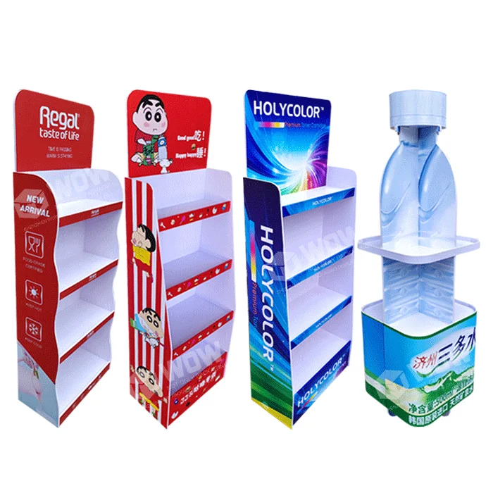 Customized PVC Retail Product Display Stand  PVC Display Stand Suitable For Supermarket Stores
