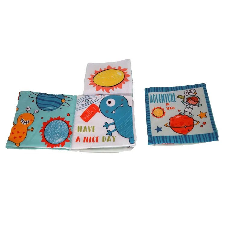 FY Customized 3D 2D Clothes Book Cloth Book For Kids Baby Cloth Book