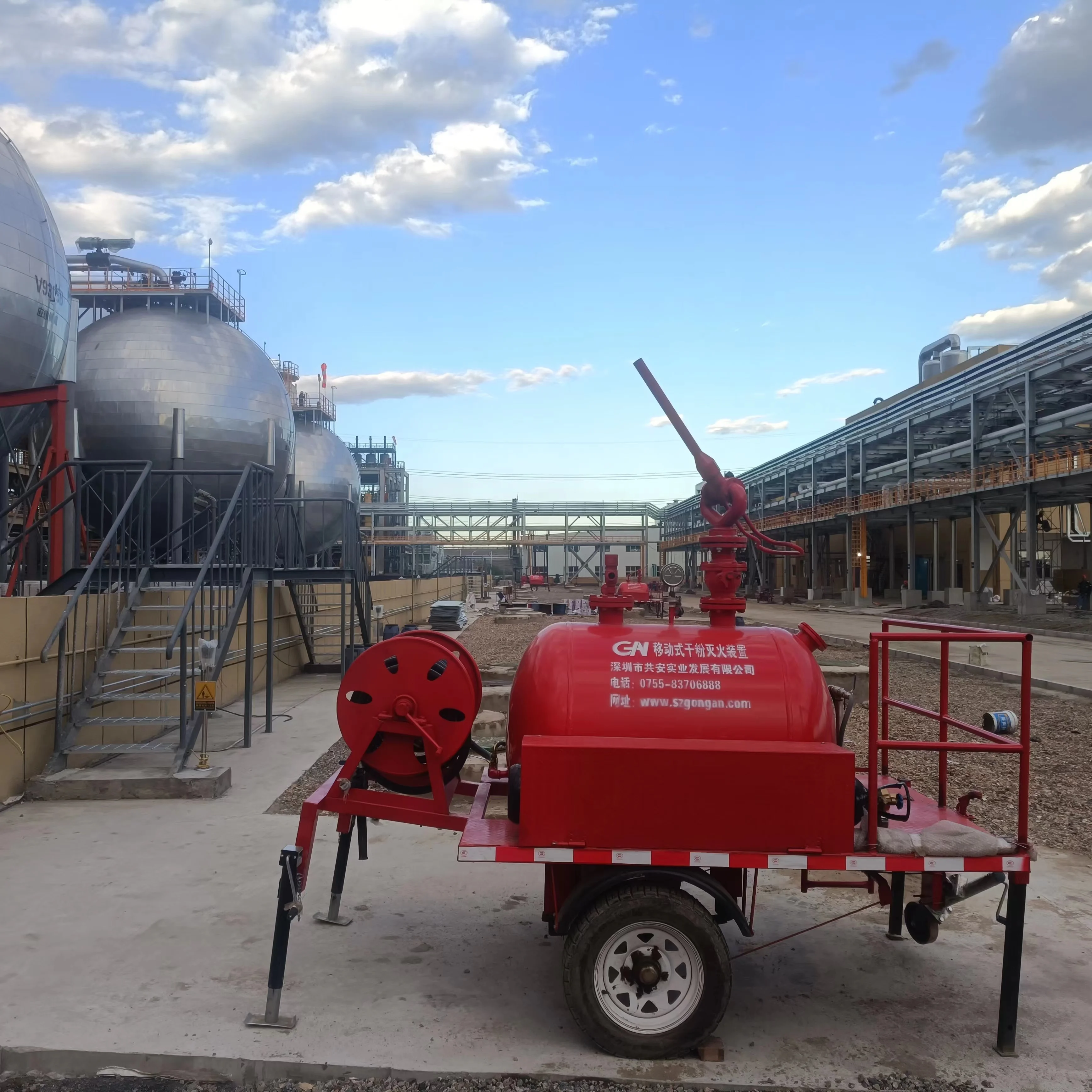 YGFZ 500-1000 40L 50L Mobile Dry Powder Fire Extinguishing Equipment Excellent Quality Fire Service Equipment