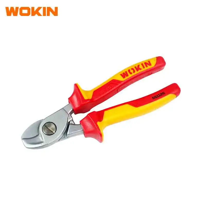 WOKIN 561126 160mm Crv Insulated Wire Cable Cutter With Chrome Plated Surface