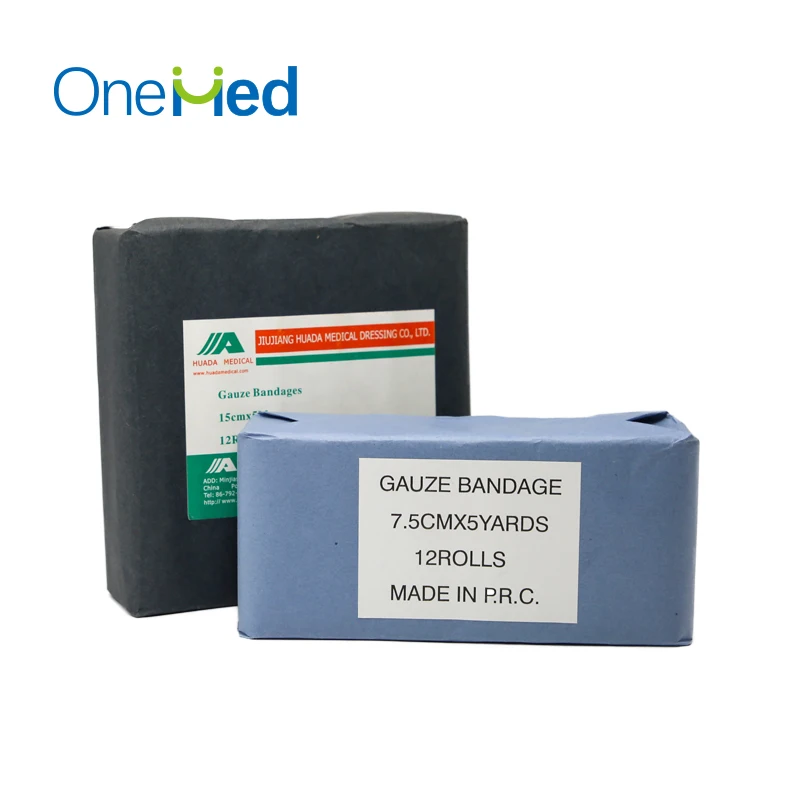 Bleached Gauze products  Wound Dressing Bandage White Absorbent Gauze Roll 100 Bandage