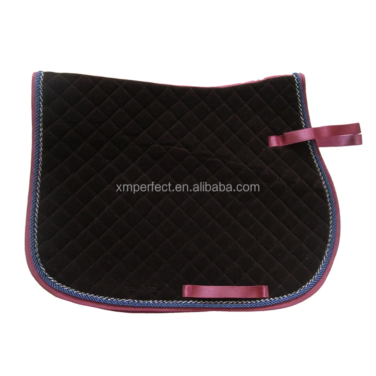 English Numnah Horse Saddle Blanket Velvet All-purpose Saddle Cloth Saddle Pad