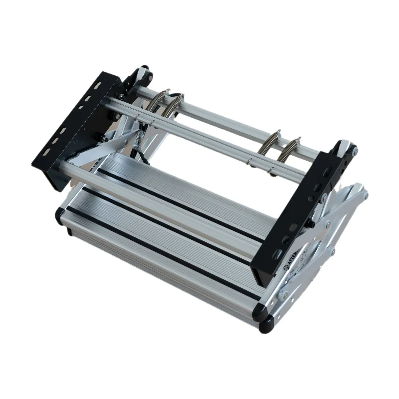 Aluminium Alloy RV Motorhome Camper Ladder for Caravan Manual Folding Step Accessories Trailer Weight Material