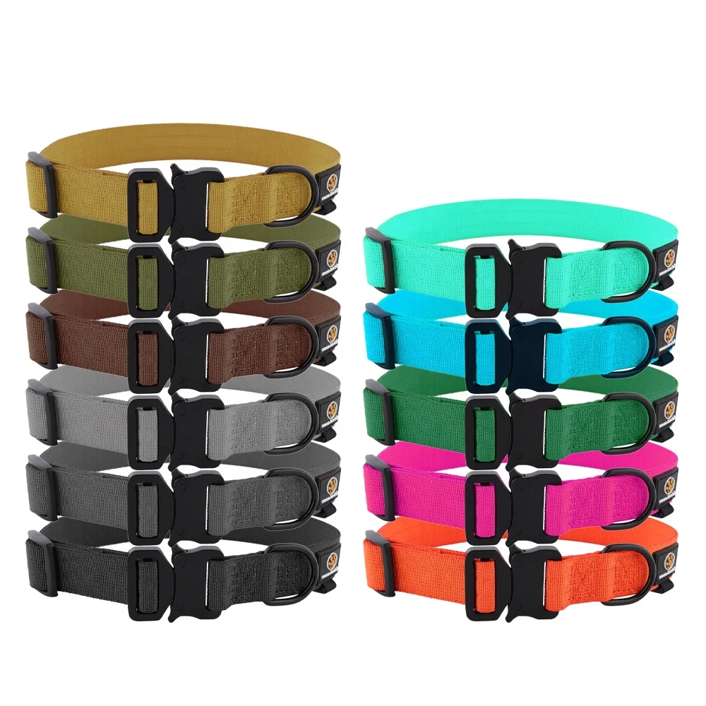 Factory Wholesale High Quality Pet Collar with Metal Buckle for All Dogs