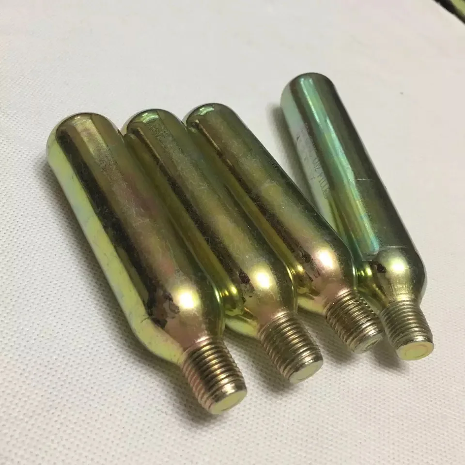 high density co2 beer tools With Promotional Price 4g 6g 33g 12g 8g 16g 17gram co2 mini air gas cylinder cartridge