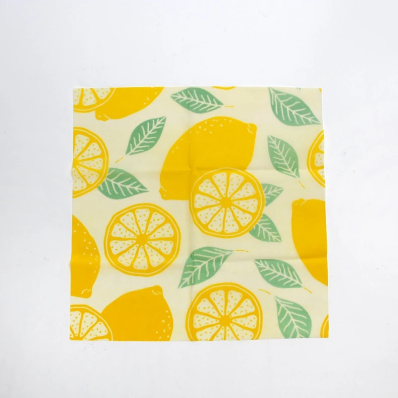 
Food Grade Custom Natural Organic Fabric Reusable Storage Eco Food Bees Wax Paper Reusable Wrap, beeswax food wrap set 