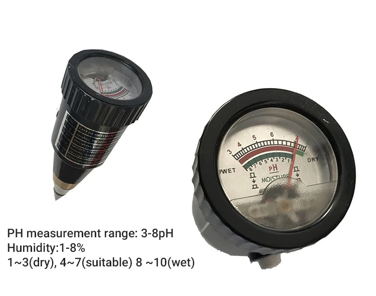 2 in 1 PH Meter Soil Tester Soil Moisture Monitor Testers Acidity Alkali Measure Tool For Gardening Plant