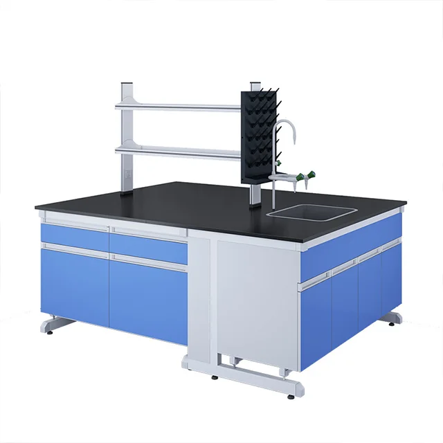 Manufacturer Modular laboratory bench furniture mobile medical chemical island lab work bench