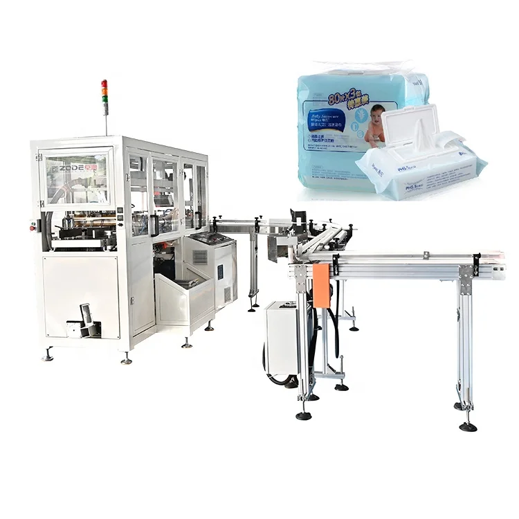 FEXIK PLC Control Z Fold V Fold Facial Tissue Bagger Machine Tissue Paper Packing Machine Automatic Packaging Forming Machines