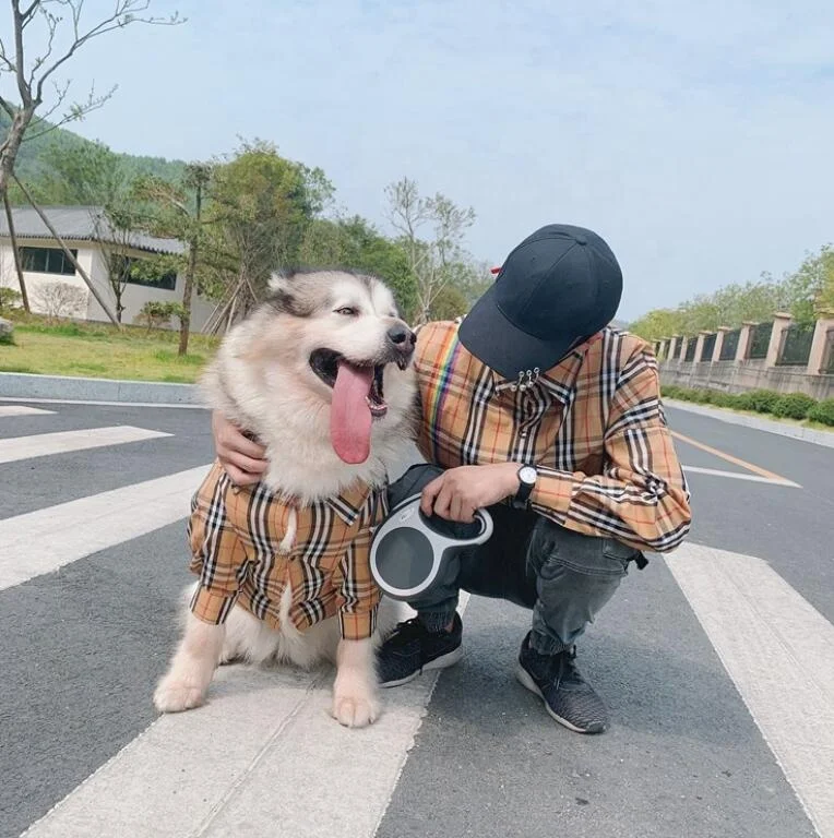 
Fashion Popular ins parent-child shirt Pet Jacket Hoodie Match Owner and Dog Parent-child Dog Pet Clothes 