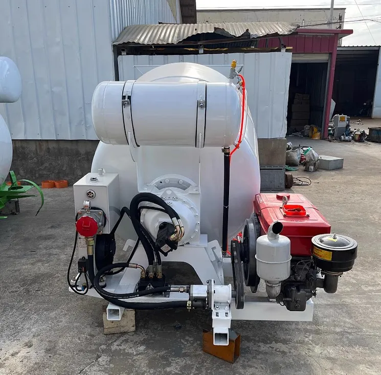 3m3 concrete transport truck small concrete mixer truck Wuzheng three-wheel cement mixing tank