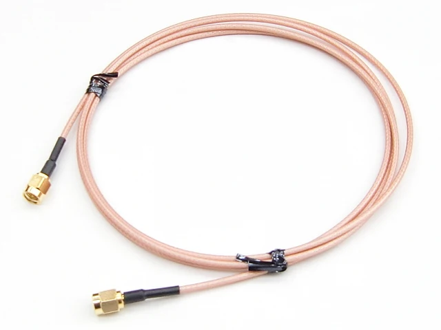 Hot Sales RF Jumper Cable Rp Sma/rp-sma Female Pigtail RG316/U Cable Male Brass Gold Plating Compliant HT8022-12 Hengtong CN;JIA