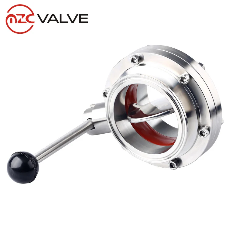 SS316L Mini Type Clamped Middle Clamp Check Valve with PTFE Gasket