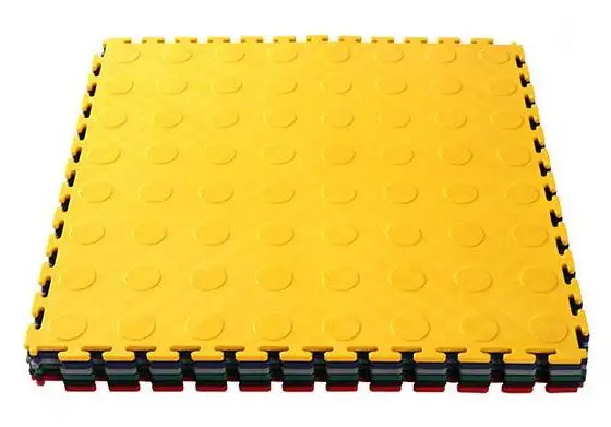 40*40cm*6mm PVC Interlocking Soft Garage Floor Mats Removable Used for Car Beauty Swimming Pool Indoor and Outdoor Anti slip