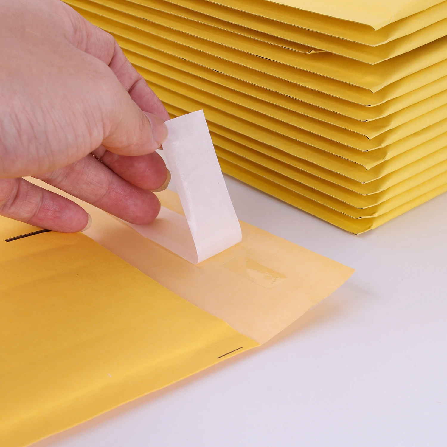 Custom Recycled Envelope Biodegradable Vellum Apparel Paper Bubble Mailer