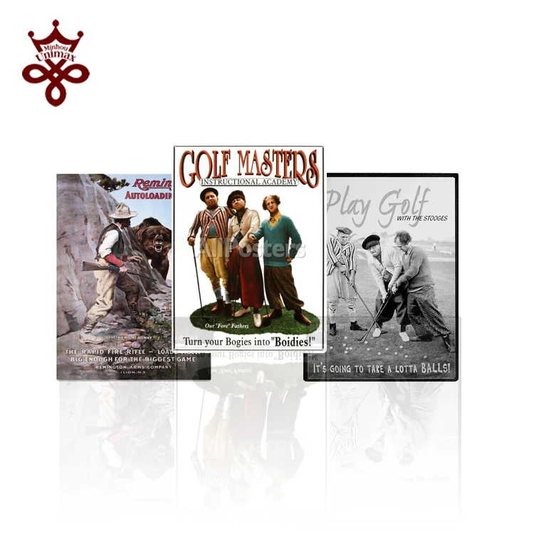 Custom vintage metal signs for sell movie star antique metal sign 20X30CM decorative tin signs