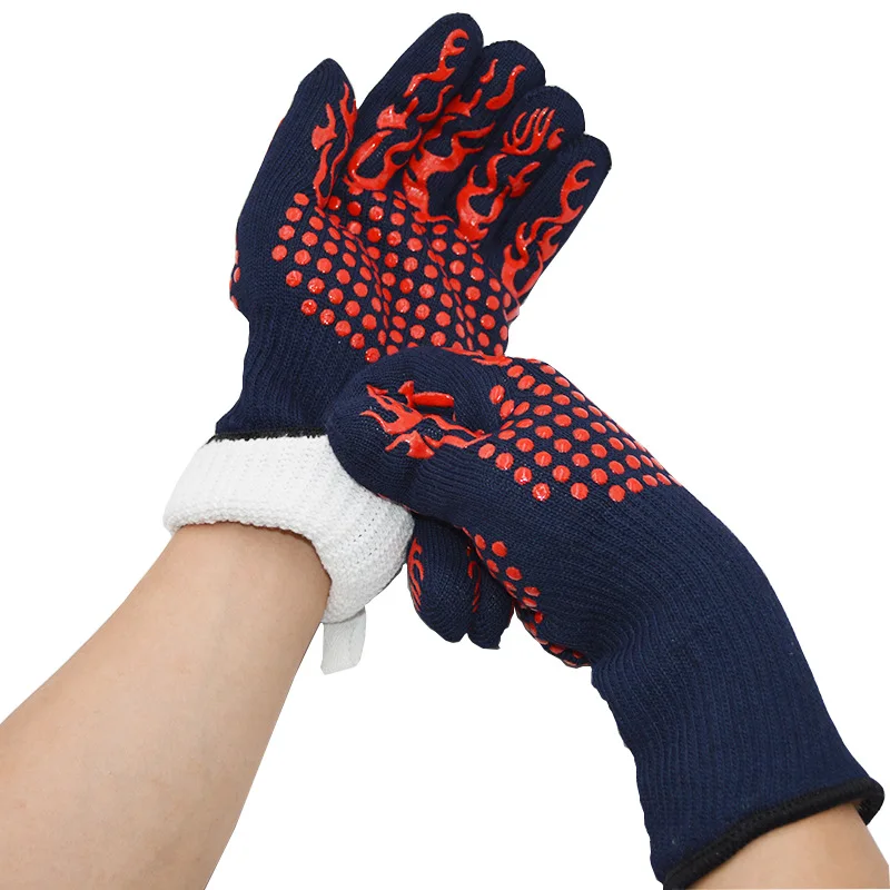  Горячая Распродажа перчатки для барбекю духовки Handschuh grillhandполо экстремальные Жаропрочные