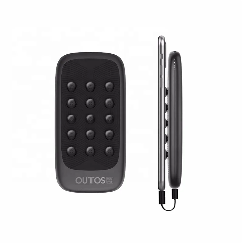 
2020 customize logo 5000mAh 8000mAh magnetic powerbank 5V 2.1A USB suction cup mini wireless power bank 
