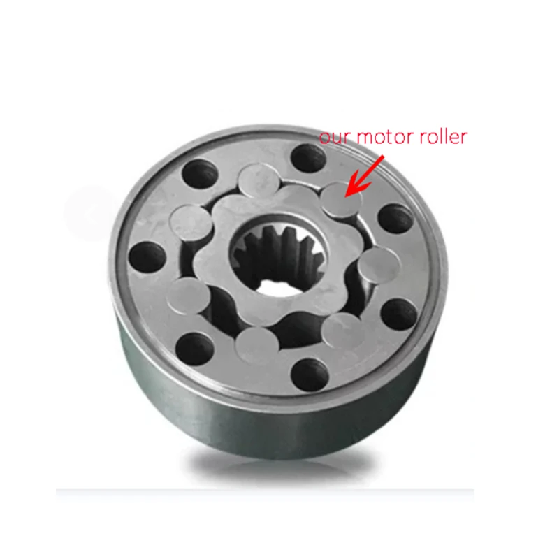 Seven Precision Rollers For The Contact Points Reduce Friction