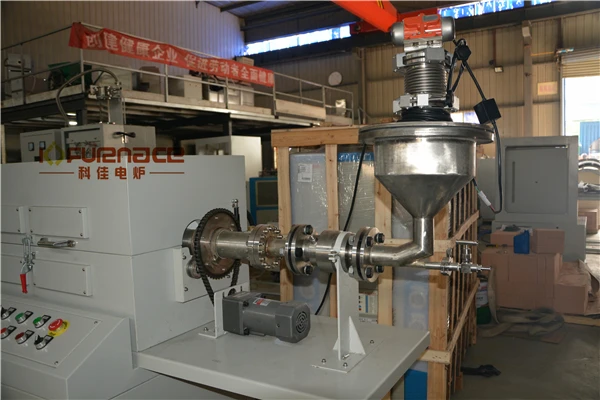 Rotate tube furnace continuous working rotary tube furnace for coconut carbon calcination