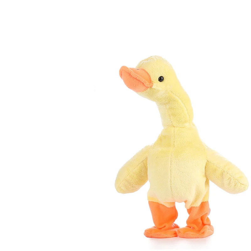 
Electric Duck Talk Walk Sing Electric Pinch Neck Duck Call Toy Funny Panic Duck Gift for Kids 