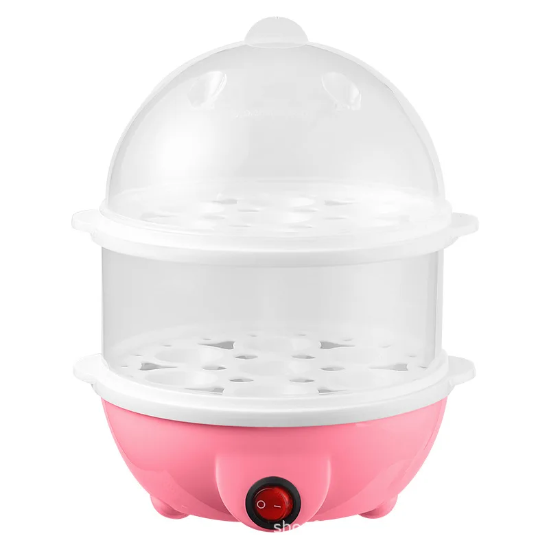 Double layer multi-function egg poacher Household egg steamer Stainless steel egg custard Mini breakfast machine Baby