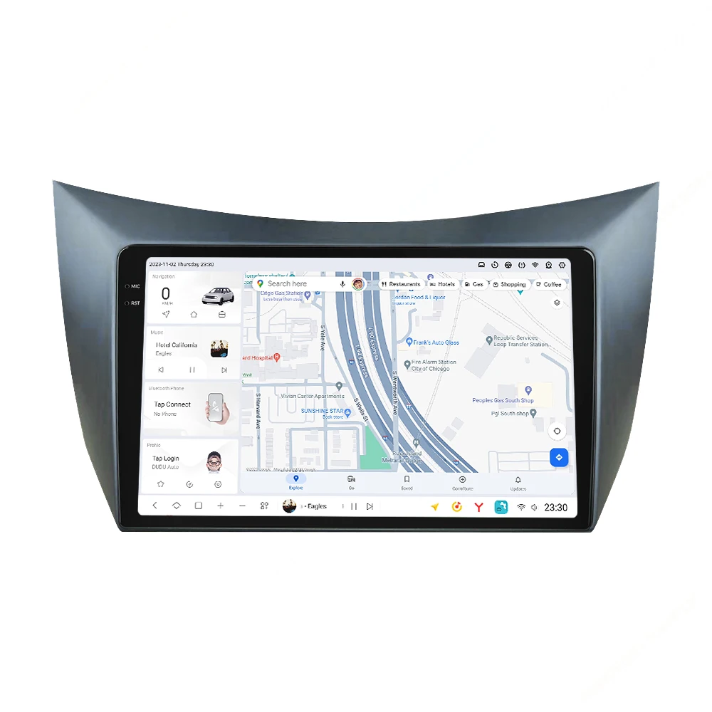 DUDUAUTO DUDU7 A7870 DSP GPS 2Din Android 13 автомобильный Радио мультимедийный плеер для Lifan Smily 320 2008-2015