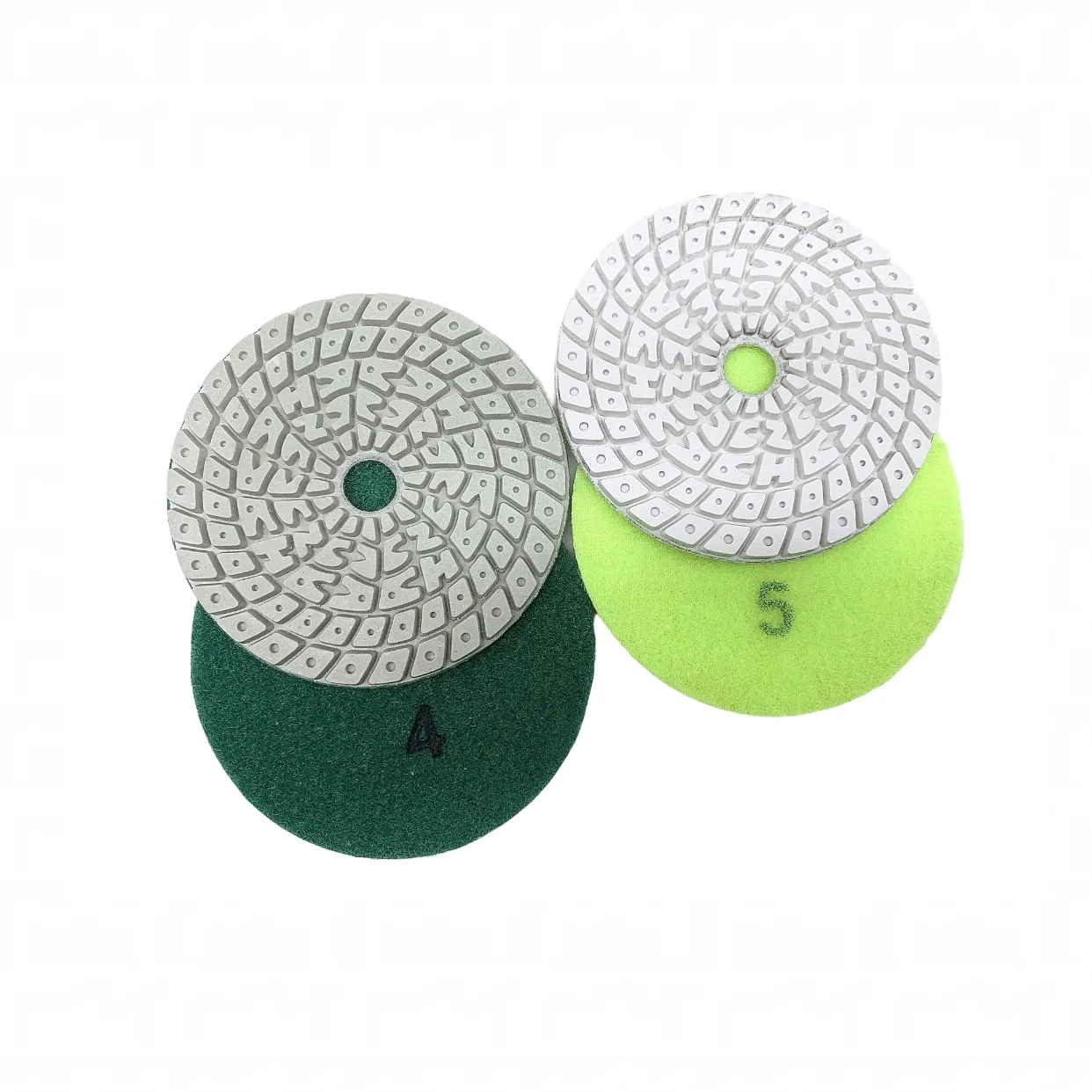 SMT Hot Sell 5 Steps Wet Diamond Polishing Pad for Granite Marble Abrasive Polishing Pad Factory Directly Sell
